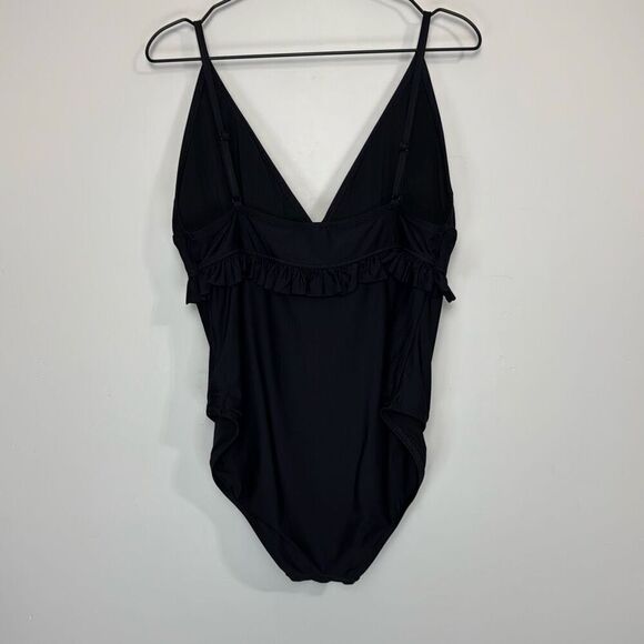 J Crew Ruffle deep-V one-piece swimsuit 16 - Picture 4 of 8